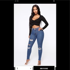 Fashion Nova Always Leaving Jeans